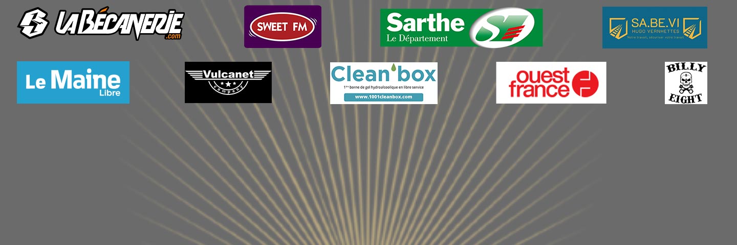 vulcanet la becanerie sabevi swwet fm sarthe le maine ouest france clean box... des partenaires presents au festival 72 du mans les 9 10 11 juillet 2021